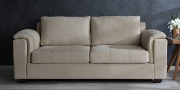 Harmony Fabric Sofa 3 Seater Beige