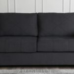 Grey Fabric 3 Seater Sofa - Vassio