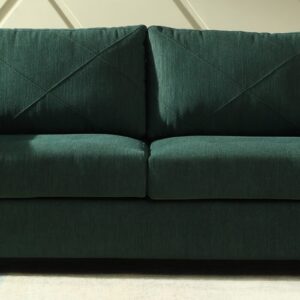 Green Fabric 3 Seater Sofa Vassio