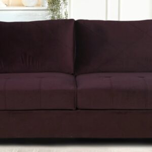 Harmony Fabric Sofa 3 Seater Wine