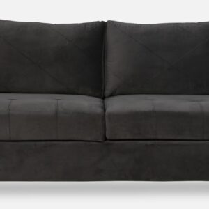 Harmony Fabric Sofa 3 Seater Dark Grey