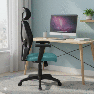 Shop Online Alvista High Back Revolving Chair Aqua Green
