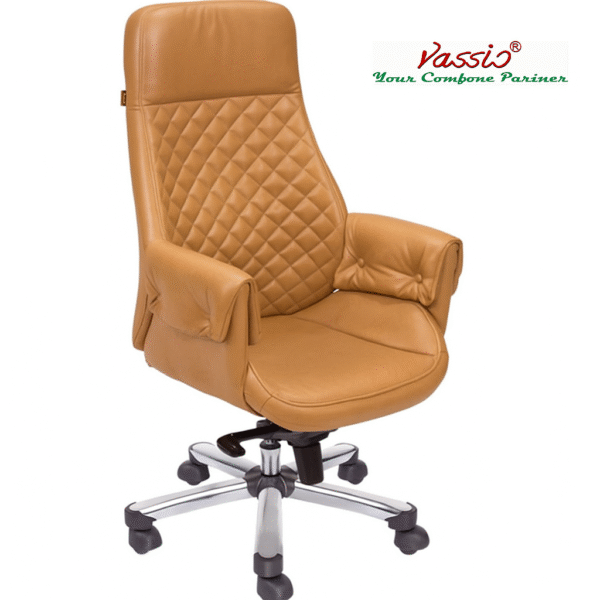 Vassio Arisa Director Chair – Premium High Back Chair Tan