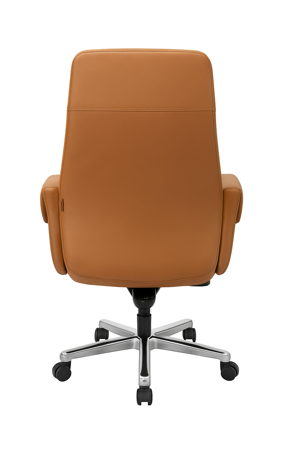 Boss Chair HB100 – Premium High Back Executive Office Chair in Tan Leatherette
