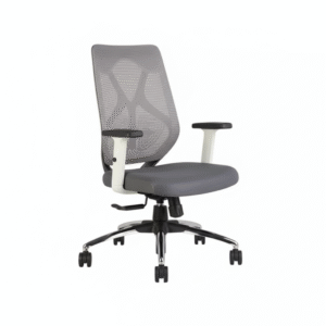 Liva Mid Back Office Chair Grey Mesh » Vassio