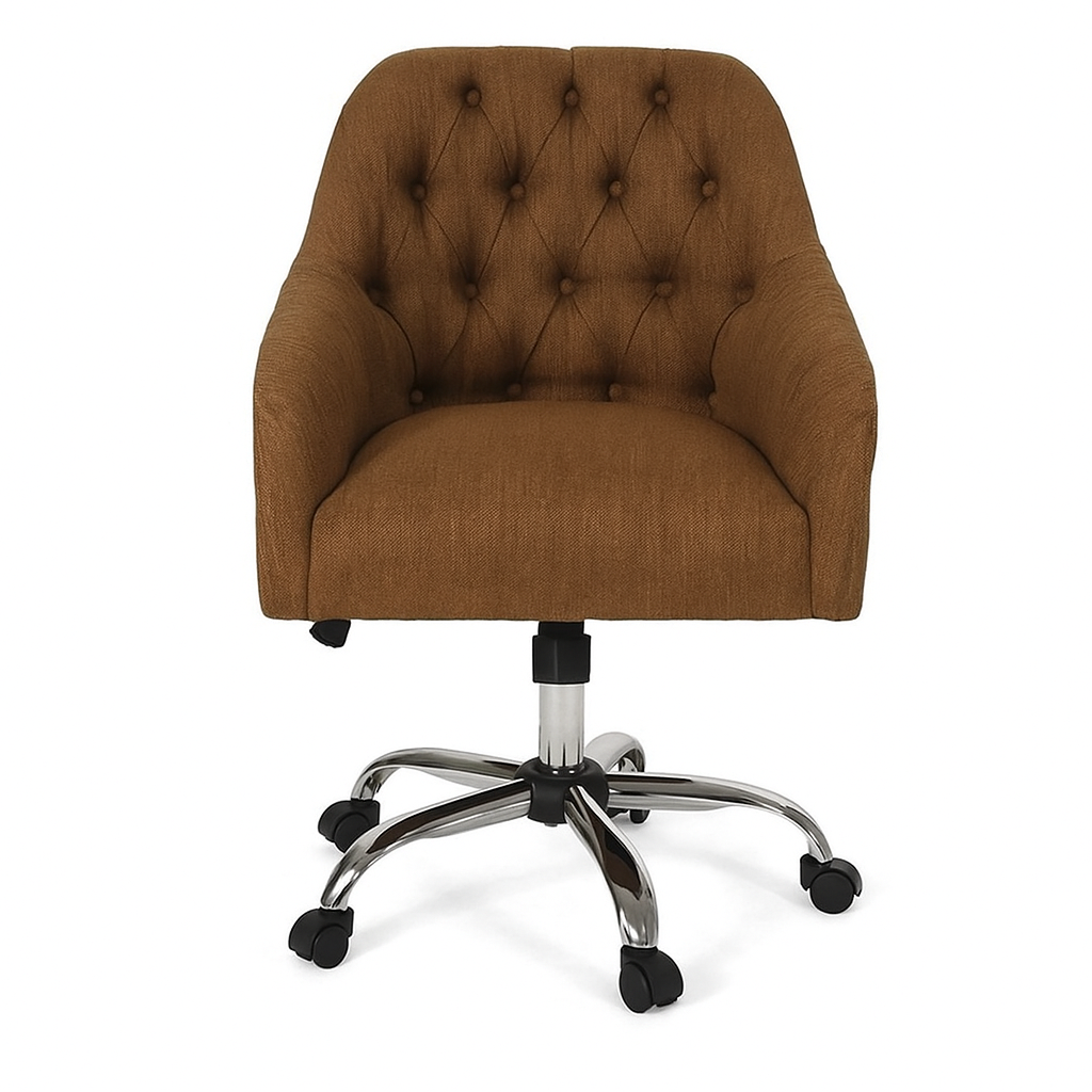 Vassio Blossom Revolving Visitor Chair Brown