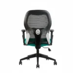 Vassio Alvista Medium Back Revolving Chair Aqua Green | Ergonomic Mesh Office Chair