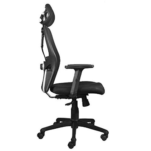 Alvista Revolving Chair High Back Black - Vassio (2) Alvista Revolving Chair High Back Black - Vassio