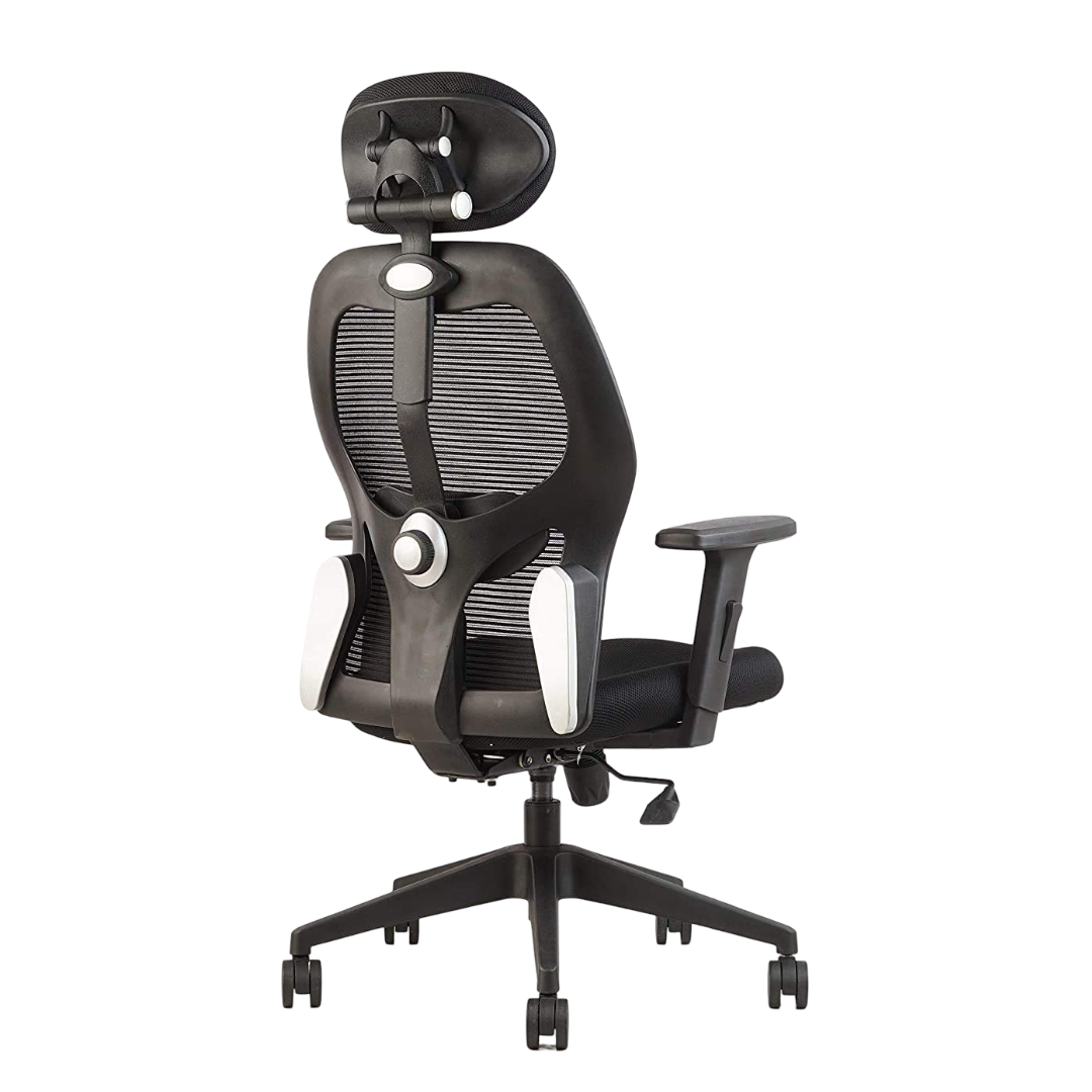 Alvista Revolving Chair High Back Black - Vassio (3) Alvista Revolving Chair High Back Black - Vassio
