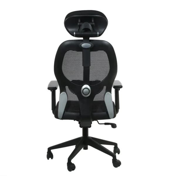 Alvista Revolving Chair High Back Black - Vassio