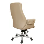 Arisa Boss Chair Beige | Executive High Back Leatherette Office Chair