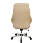 Arisa Boss Chair Beige | Executive High Back Leatherette Office Chair