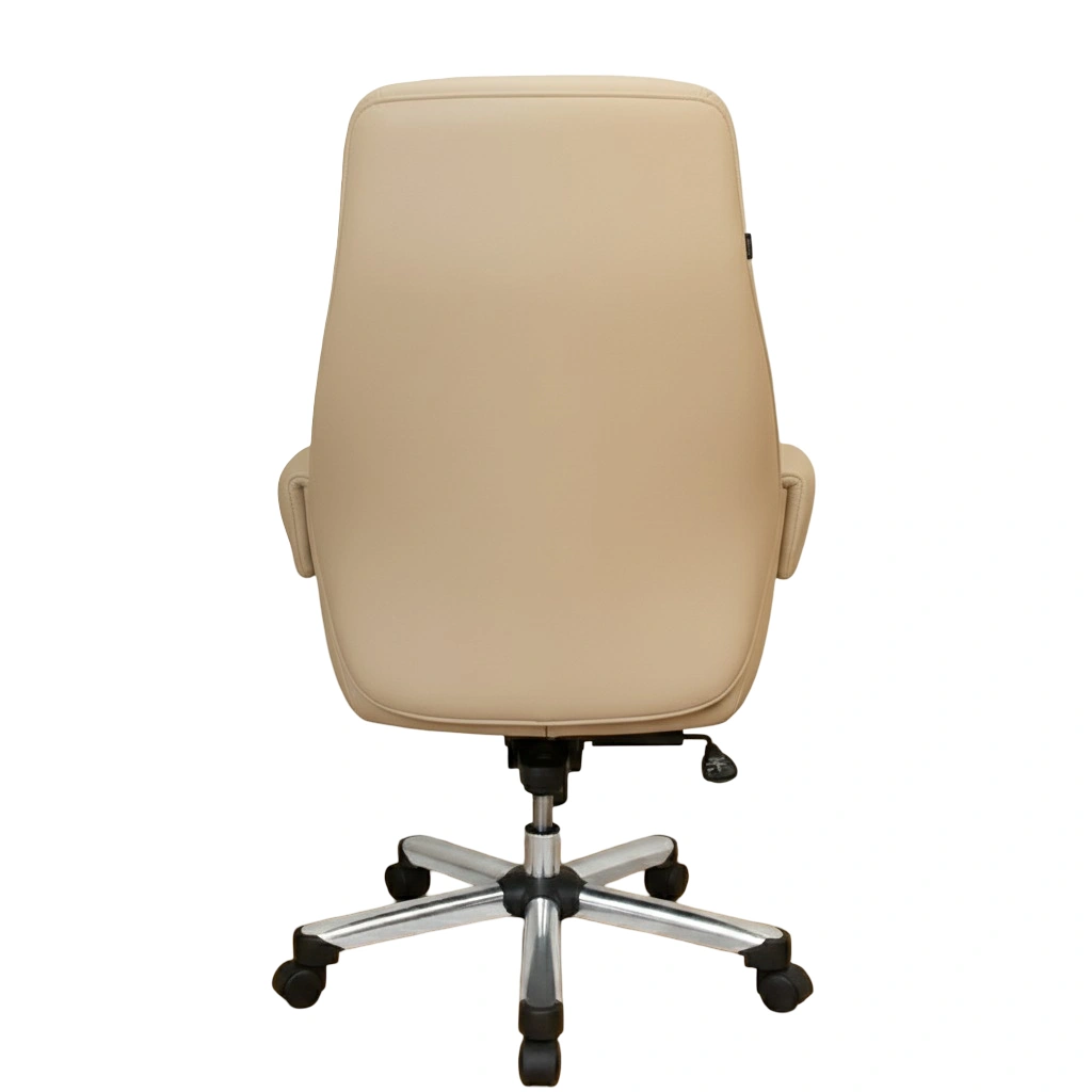 Arisa Director Chair Beige 6 Arisa Boss Chair Beige | Executive High Back Leatherette Office Chair