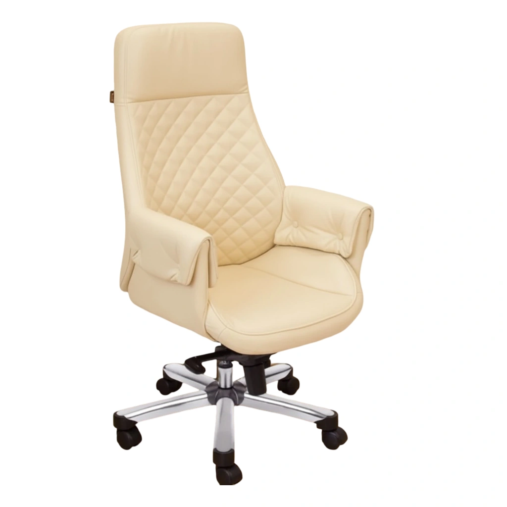 Arisa Director Chair Cream 3 Arisa Chair for Director Cream | Premium High Back Executive Office Chair