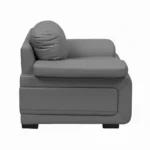 Celista 1 Seater Sofa in Grey Leatherette by Vassio – Stylish, Modern, and Comfortable Seating