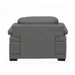 Celista 1 Seater Sofa in Grey Leatherette by Vassio – Stylish, Modern, and Comfortable Seating