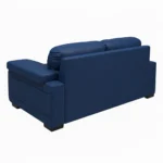 Celista 2 Seater Sofa Blue Leatherette by Vassio