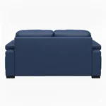 Celista 2 Seater Sofa Blue Leatherette by Vassio