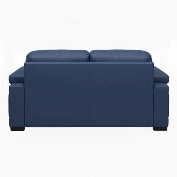 Celista 2 Seater Sofa Blue Leatherette by Vassio