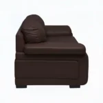 Celista 2 Seater Sofa Brown Leatherette by Vassio