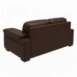 Celista 2 Seater Sofa Brown Leatherette by Vassio