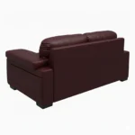 Celista 2 Seater Sofa in Maroon Leatherette by Vassio – Modern Design, Comfortable Seating
