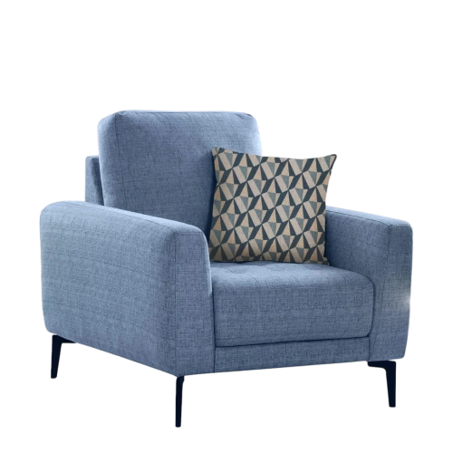 Clera 1 Seater Sofa blue