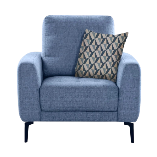Clera 1 Seater Sofa blue