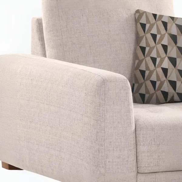 Clera 1 Seater Sofa Beige