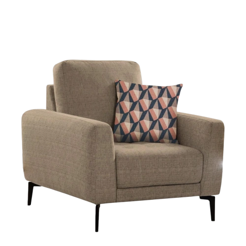 Clera 1 Seater Sofa brown