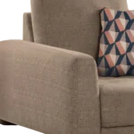 Clera 1 Seater Sofa brown