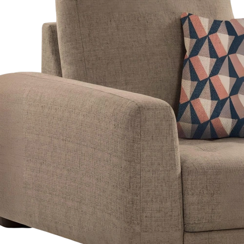 Clera 1 Seater Sofa brown