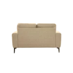 Shop the Vassio Clera 2 Seater Cream Sofa – upholstered in premium fabric with sturdy black metal legs, modern design, perfect for living rooms, offices.....