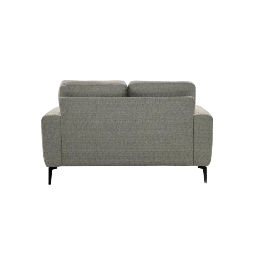 Shop the Vassio Clera 2 Seater Grey Sofa – upholstered in premium fabric with sturdy black metal legs, modern design, perfect for living rooms, offices.....