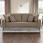Shop Online Clera 3 Seater Sofa brown | Modern Single Seater Sofa for Living Room