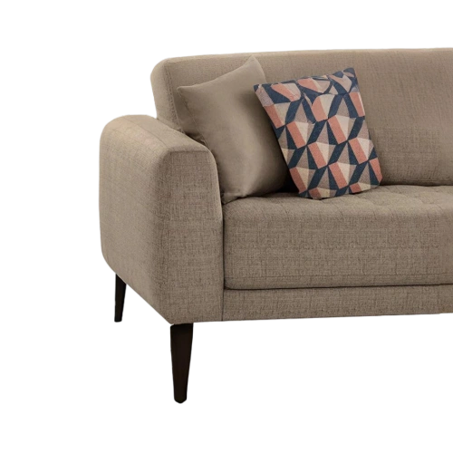 Shop Online Clera 3 Seater Sofa brown | Modern Single Seater Sofa for Living Room
