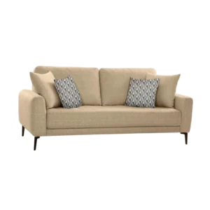 Shop Online Clera 3 Seater Sofa cream | Modern Single Seater Sofa for Living Room