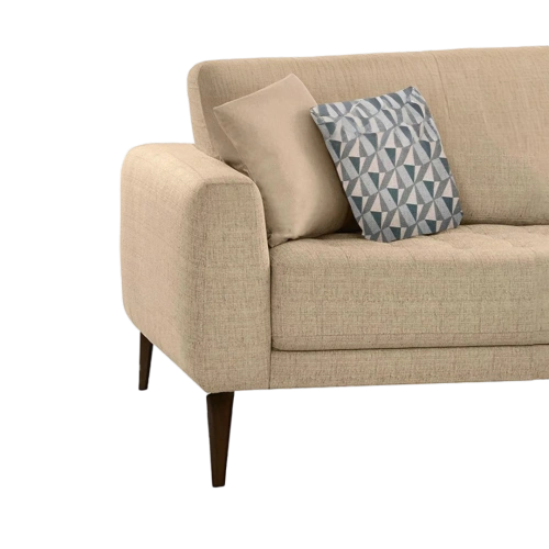 Shop Online Clera 3 Seater Sofa cream | Modern Single Seater Sofa for Living Room