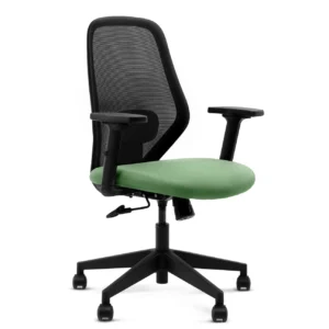 Shopn Online in India Comfella Mid Back Chair Green Seat