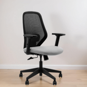Shop Online Comfella Mid Back Chair Grey Seat and get discount upto 55%