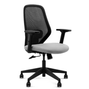 Shop Online Comfella Mid Back Chair Grey Seat and get discount upto 55%