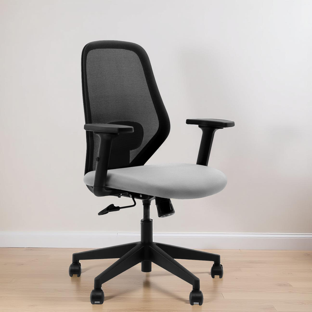 Comfella Mid Back Chair Vassio grey Shop Online Comfella Mid Back Chair Grey Seat and get discount upto 55%