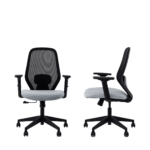 Shop Online Comfella Mid Back Chair Grey Seat and get discount upto 55%