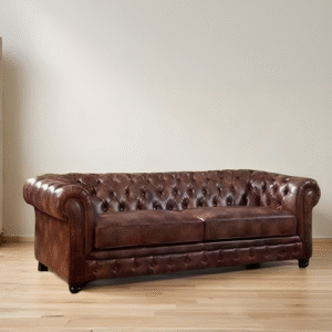 Shop Fabora 3 Seater Chesterfield Sofa | Upto 55% Discount in India | Designed by Vassio