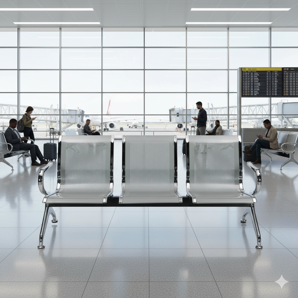 High Quality 3 Seater Airport Chair Vassio High Quality airport chair 3 seater To Fit Any Space