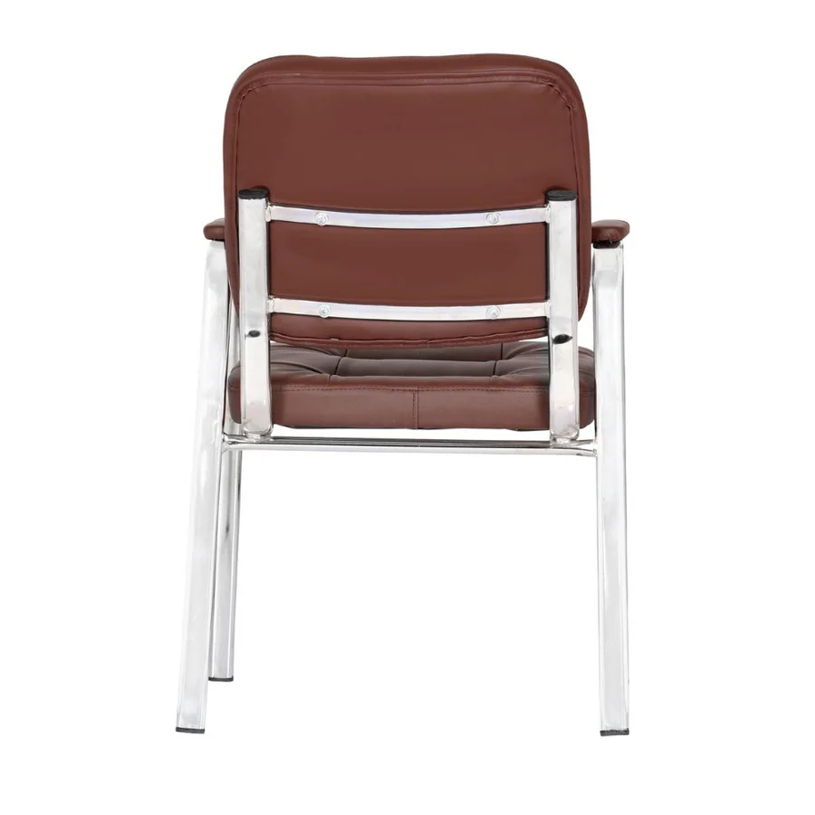 Buy Laze Office Visitor Chair Brown by Vassio in India