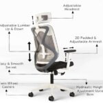 Shop Liva High Back Ergonomic Office Chair Grey Back & Black Seat