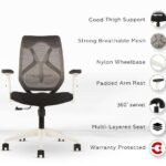 Shop Liva MB Office Chair Grey Mesh Back & Black Seat » Vassio