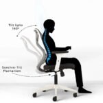 Shop Liva MB Office Chair Grey Mesh Back & Black Seat » Vassio