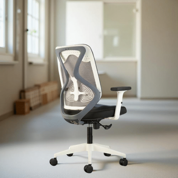 Shop Liva MB Office Chair Grey Mesh Back & Black Seat » Vassio